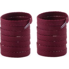 Airyfoot Spor Ayakkabı Bağcığı 120 cm Yassı Örgü Bağcık Bot Spor Bağcık 1 Çift  ( Bordo )