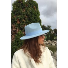 Külah Bebe Mavi Fötr Şapka