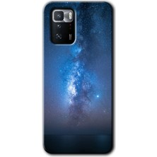 Gramaphone Poco X3 Gt Kılıf Hd Desen Baskılı Arka Kapak - Samanyolu