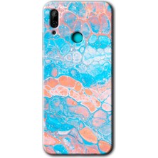 Gramaphone Huawei P Smart 2019 Kılıf Hd Desen Baskılı Arka Kapak + Kırılmaz Cam - Bubbles 1