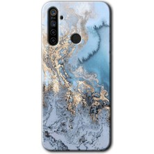 Gramaphone Realme 6i Kılıf Hd Desen Baskılı Arka Kapak - Eski Mermer