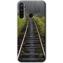 Gramaphone Realme 5i Kılıf Hd Desen Baskılı Arka Kapak - Tren Yolu