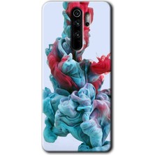 Gramaphone Redmi Note 8 Pro Kılıf Hd Desen Baskılı Arka Kapak + Kırılmaz Cam - Renkli Karışım