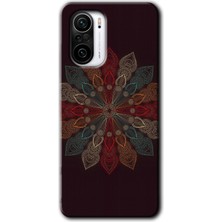 Redmi MI11I Kılıf Hd Desen Baskılı Arka Kapak + Kırılmaz Cam - Mandala Flower Wal