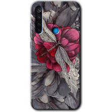 Redmi Note 8 Kılıf Hd Desen Baskılı Arka Kapak - Kelebek Ömrü