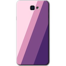 Galaxy J7 Prime 2 Kılıf Hd Desen Baskılı Arka Kapak + Kırılmaz Cam - Oblique