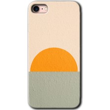 iPhone 8 Kılıf Hd Desen Baskılı Arka Kapak + Kırılmaz Cam - Color Wall