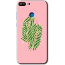 Honor 9 Lite Kılıf Hd Desen Baskılı Arka Kapak + Esnek Nano Cam - Summer Vibes