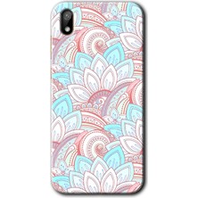 Huawei Y5 2019 Kılıf Hd Desen Baskılı Arka Kapak + Kırılmaz Cam - Çin Mandala 1