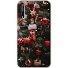 Huawei Y8P Kılıf Hd Desen Baskılı Arka Kapak - Happy New Year