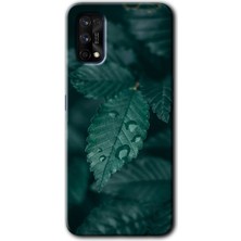 Realme 7 Pro Kılıf Hd Desen Baskılı Arka Kapak - Yağmurlu Yaprak