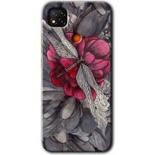 Redmi 9c Kılıf Hd Desen Baskılı Arka Kapak - Kelebek Ömrü