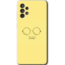 Galaxy A13 Kılıf Hd Desen Baskılı Arka Kapak + Esnek Nano Cam - Be Honest