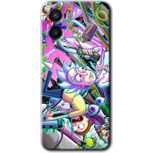 Gramaphone Oppo Reno 3 Kılıf Hd Desen Baskılı Arka Kapak + Kırılmaz Cam - Graffiti Çizgi Film