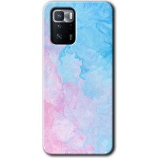 Poco X3 Gt Kılıf Hd Desen Baskılı Arka Kapak - Blue Art