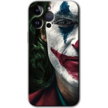 iPhone 14 Pro Max Kılıf Hd Desen Baskılı Arka Kapak + Kırılmaz Cam - Joker
