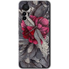 Gramaphone Xiaomi Mi 12 Lite Kılıf Hd Desen Baskılı Arka Kapak + Kırılmaz Cam - Kelebek Ömrü