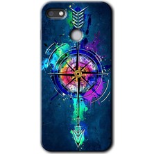 General Mobile Gm 8 Go Kılıf Hd Desen Baskılı Arka Kapak - Gizemli Pusula