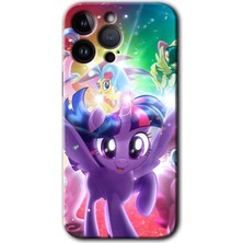 iPhone 14 Pro Kılıf Hd Desen Baskılı Arka Kapak + Kırılmaz Cam - Pony