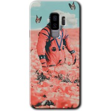 Galaxy S9 Plus Kılıf Hd Desen Baskılı Arka Kapak - Uzay Bahçesi