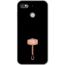 General Mobile Gm 8 Go Kılıf Hd Desen Baskılı Arka Kapak + Kırılmaz Cam - Thor Çekiç