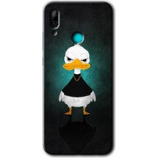 Huawei P Smart 2019 Kılıf Hd Desen Baskılı Arka Kapak - Angry Duck
