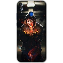 Honor 8x Kılıf Hd Desen Baskılı Arka Kapak - V For Fire