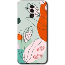Gramaphone Huawei Mate 20 Lite Kılıf Hd Desen Baskılı Arka Kapak - Vektör Çiçekler