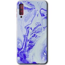 Galaxy A7 2018 Kılıf Hd Desen Baskılı Arka Kapak + Esnek Nano Cam - Cranny Liquid Wall