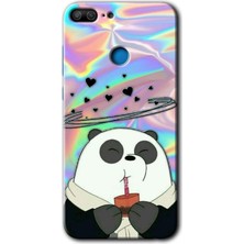 Gramaphone Honor 9 Lite Kılıf Hd Desen Baskılı Arka Kapak - Milkshake Panda