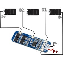 Wozlo 3s 10A 12V Bms 3 Pil 18650 Lityum Li-Ion Pil Korumalı Balans Devresi