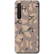 Gramaphone Xiaomi Mi Note 10 Lite Kılıf Hd Desen Baskılı Arka Kapak + Kırılmaz Cam - Kamuflaj 6