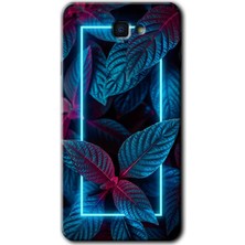 Gramaphone Galaxy J7 Prime Kılıf Hd Desen Baskılı Arka Kapak + Kırılmaz Cam - Mekanik Yaprak 4