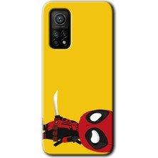 Gramaphone Xiaomi Mi 10T Kılıf Hd Desen Baskılı Arka Kapak + Kırılmaz Cam - Deadpool 6