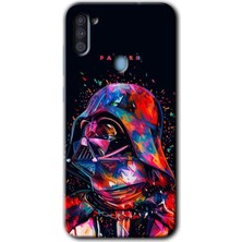 Gramaphone Galaxy M11 Kılıf Hd Desen Baskılı Arka Kapak + Esnek Nano Cam - Father Vader