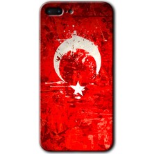 Gramaphone Apple iPhone 7 Plus Kılıf Hd Desen Baskılı Arka Kapak + Kırılmaz Cam - Albayrak 2