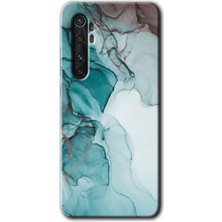 Gramaphone Xiaomi Mi Note 10 Lite Kılıf Hd Desen Baskılı Arka Kapak - Buzul Mermer