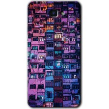 Gramaphone Galaxy J7 Prime Kılıf Hd Desen Baskılı Arka Kapak + Kırılmaz Cam - Şehir Görünümü