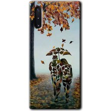 Gramaphone Galaxy Note 10 Kılıf Hd Desen Baskılı Arka Kapak + Kırılmaz Cam - Doğadan Aşk