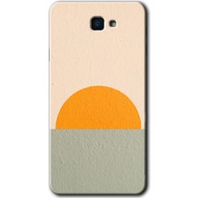 Gramaphone Galaxy J7 Prime Kılıf Hd Desen Baskılı Arka Kapak + Kırılmaz Cam - Color Wall