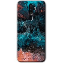Gramaphone Oppo A9 2020 Kılıf Hd Desen Baskılı Arka Kapak - Liquid Colorfull