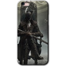 Gramaphone Apple iPhone 6s Plus Kılıf Hd Desen Baskılı Arka Kapak + Kırılmaz Cam - Bloodborne Hunters