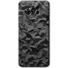 Poco X3 Nfc Kılıf Hd Desen Baskılı Arka Kapak - Dark Broke