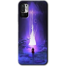 Poco M3 Pro Kılıf Hd Desen Baskılı Arka Kapak - Wanderer Silhouette