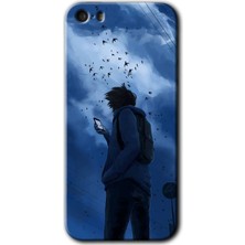 iPhone 5s Kılıf Hd Desen Baskılı Arka Kapak - Sonbahar Yalnızlığı