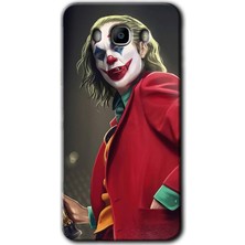 Gramaphone Galaxy J7 2016 Kılıf Hd Desen Baskılı Arka Kapak + Kırılmaz Cam - Reel Joker