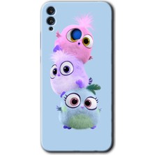 Gramaphone Honor 8x Kılıf Hd Desen Baskılı Arka Kapak - Puffy