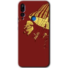 Gramaphone Huawei Y9 Prime 2019 Kılıf Hd Desen Baskılı Arka Kapak + Kırılmaz Cam - Zoo