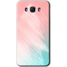 Galaxy J7 2016 Kılıf Hd Desen Baskılı Arka Kapak + Kırılmaz Cam - Art Design 25