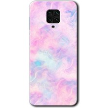 Gramaphone Redmi Note 9 Pro Kılıf Hd Desen Baskılı Arka Kapak - Pembe-Duman